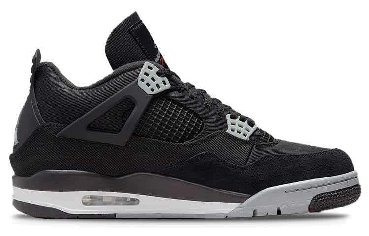 DH7138 006 Air Jordan 4 Retro SE Black Canvas [NO BOX]