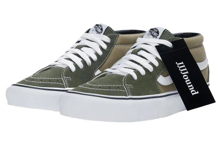VN0A7TNH2D5 Vans Vault Sk8-Mid LX JJJJound Green