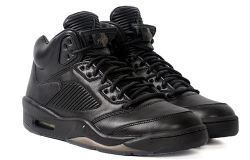 881432 010 Air Jordan 5 Retro Premium Triple Black