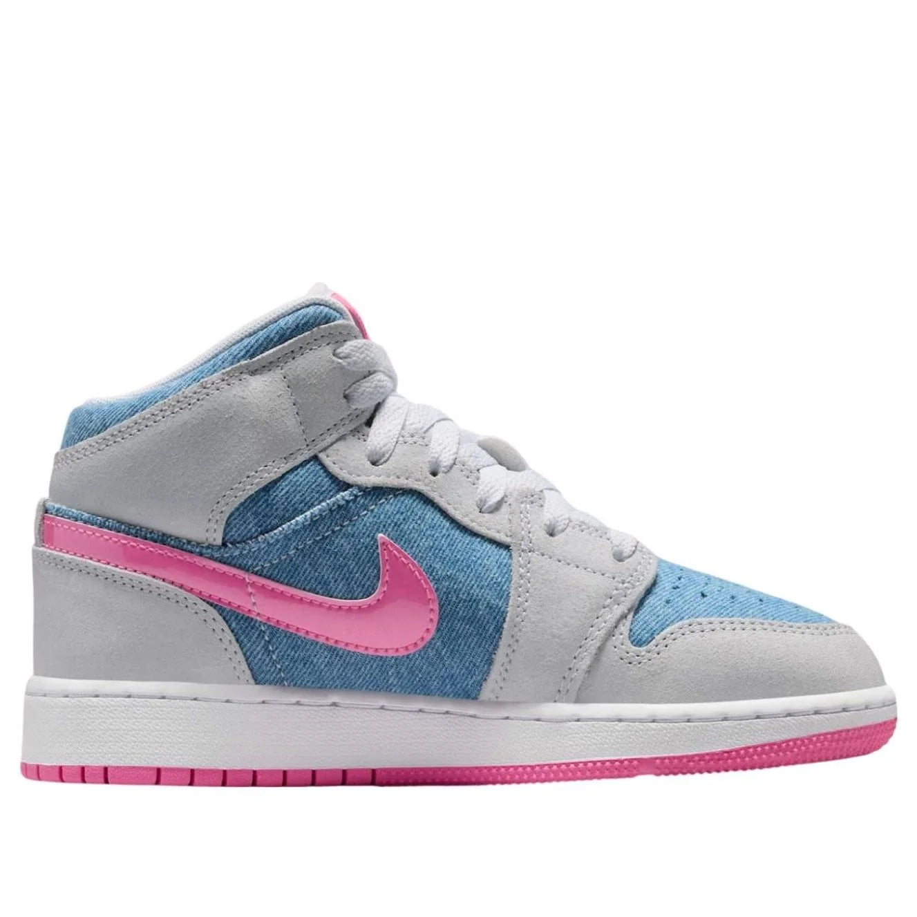 HQ1999 400 Air Jordan 1 Mid Denim Sequin (GS)