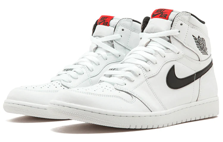 555088 102 Air Jordan 1 Retro Yin Yang White