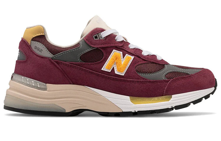 M992CA New Balance 992 Burgundy Gold