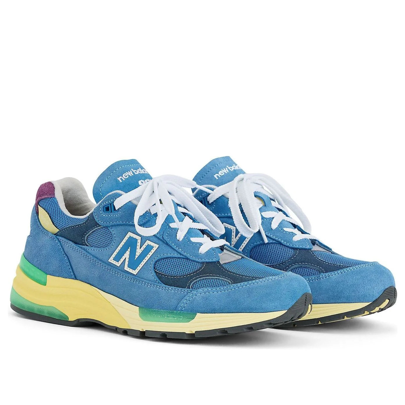 U9929NF New Balance 992 MiUSA Sea Stone Green Apple