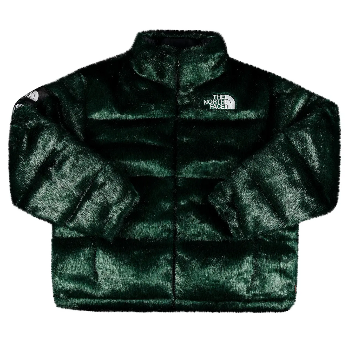 Supreme The North Face Faux Fur Nuptse Jacket Green [USED] - L (Used)