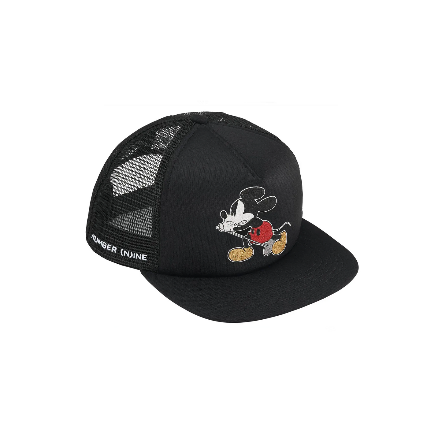 Supreme Number (N)ine Mickey Mesh Back 5-Panel Black