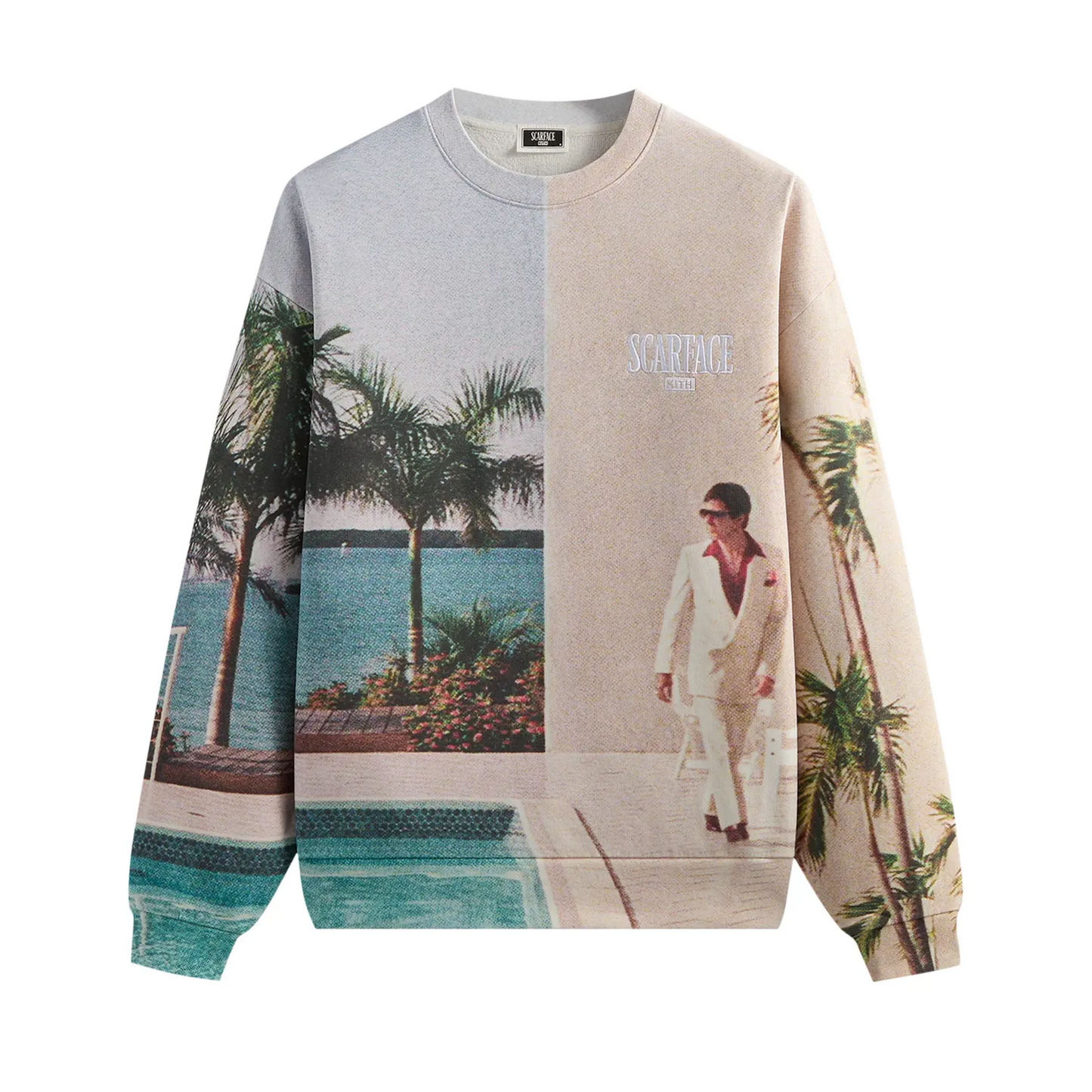 Kith For Scarface Tony Miami Vintage Nelson Crewneck 'Multi'