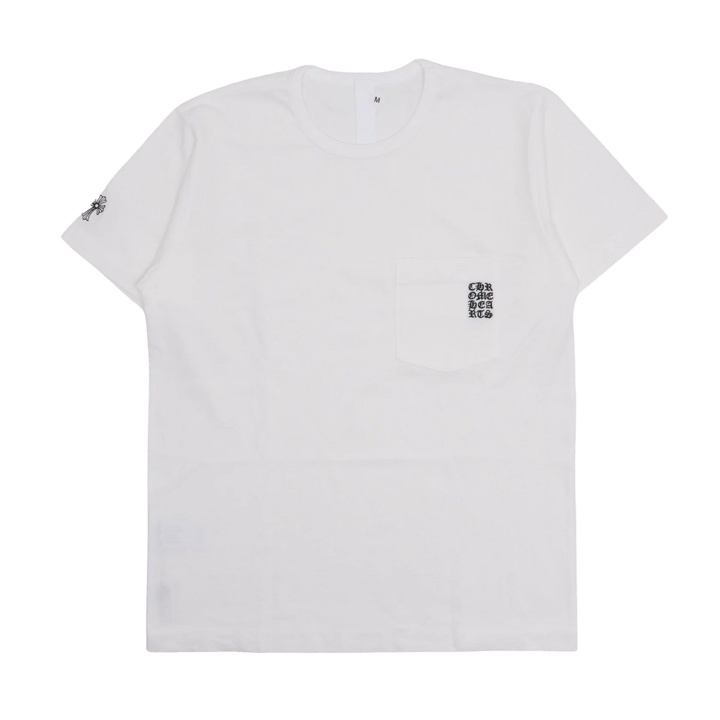 Chrome Hearts Heavyweight Embroidered Eye Chart Pocket T-Shirt White