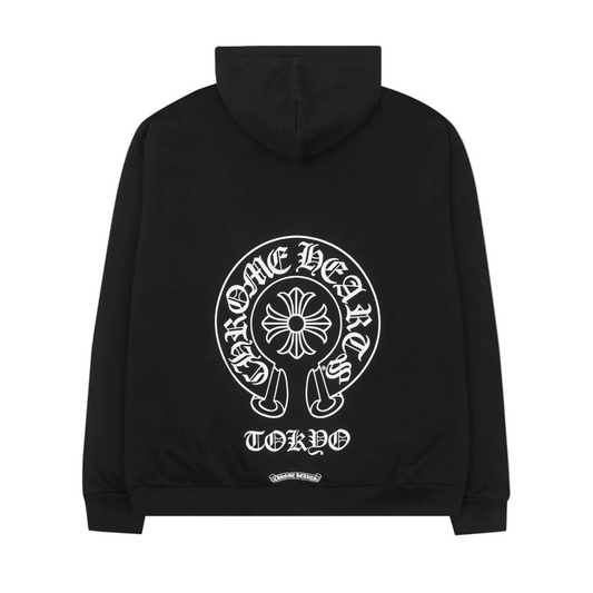 Chrome Hearts Tokyo Exclusive Horseshoe Hoodie Black