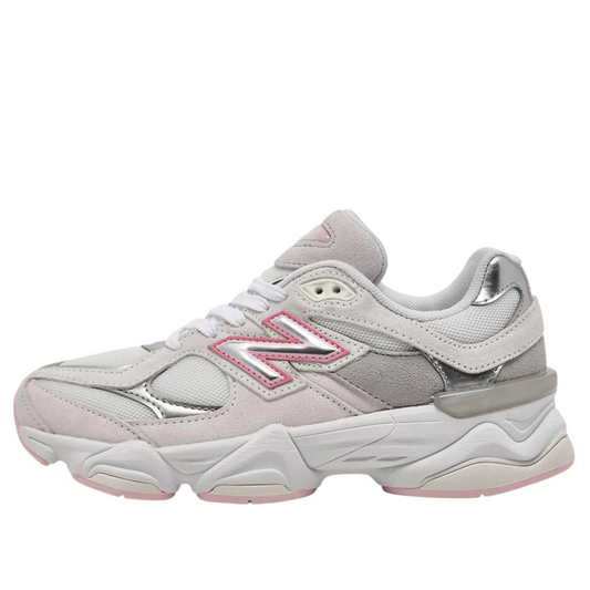 G90607K2 New Balance 9060 Pink Metallic Grey (GS)
