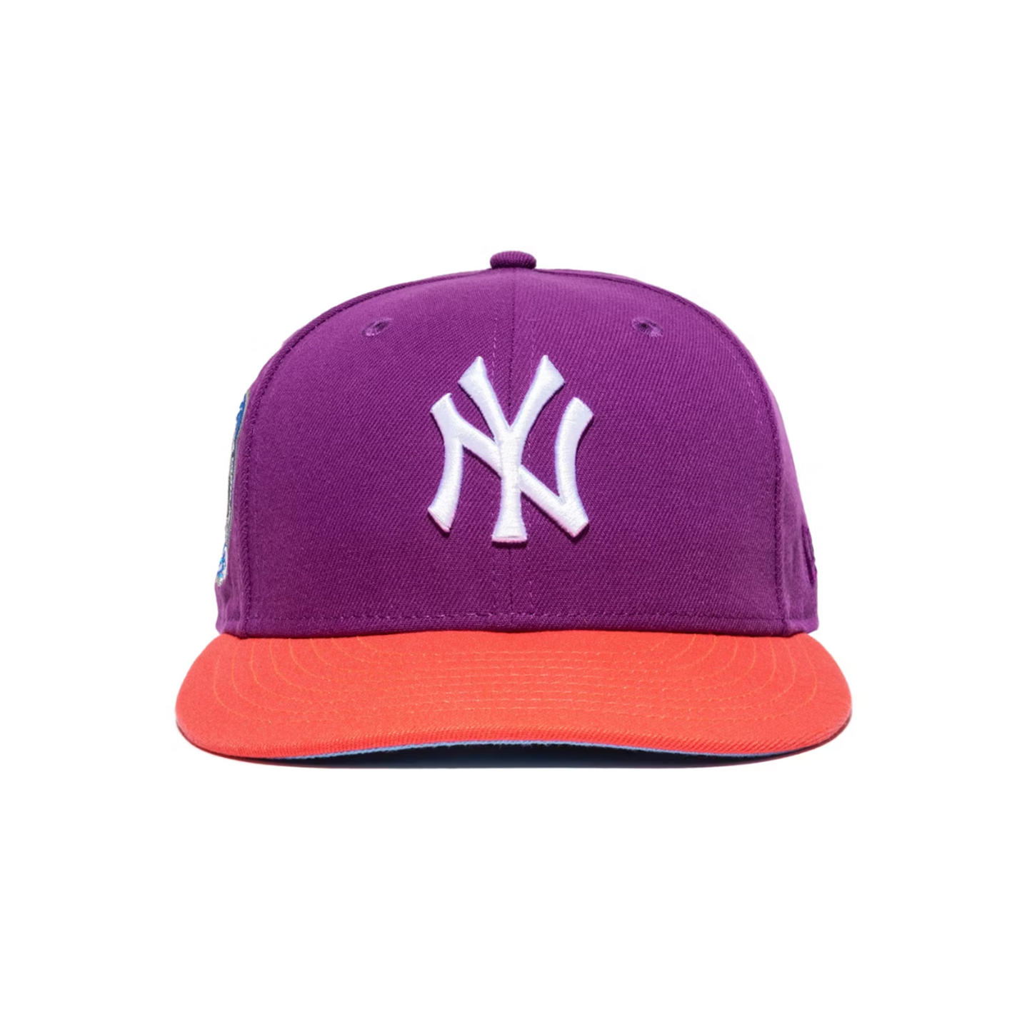 Jae Tips x Hat Club Yankee 5950 Subway Series On Field Fitted Hat Purple/Salmon