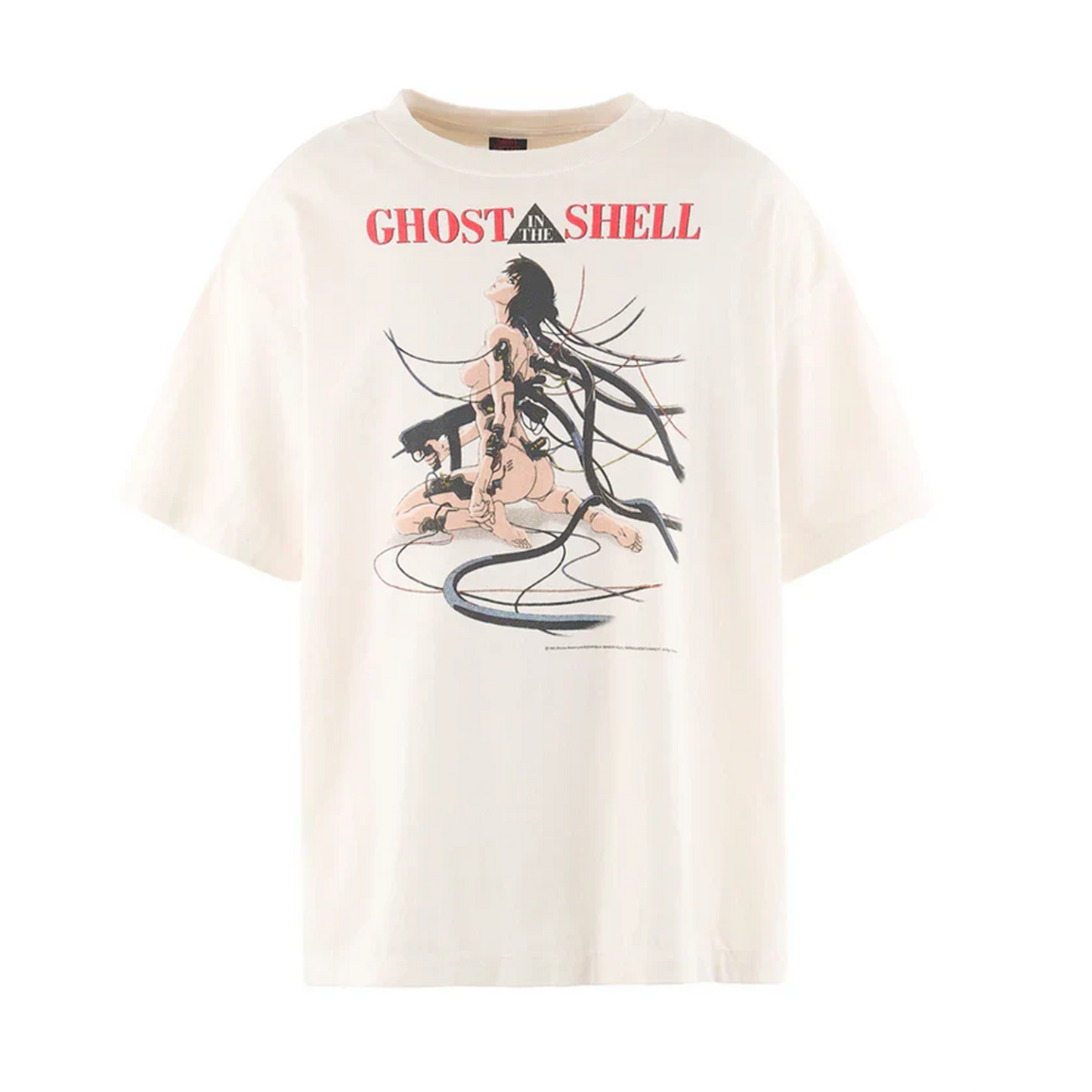 Saint Michael Ghost In The Shell Tee White