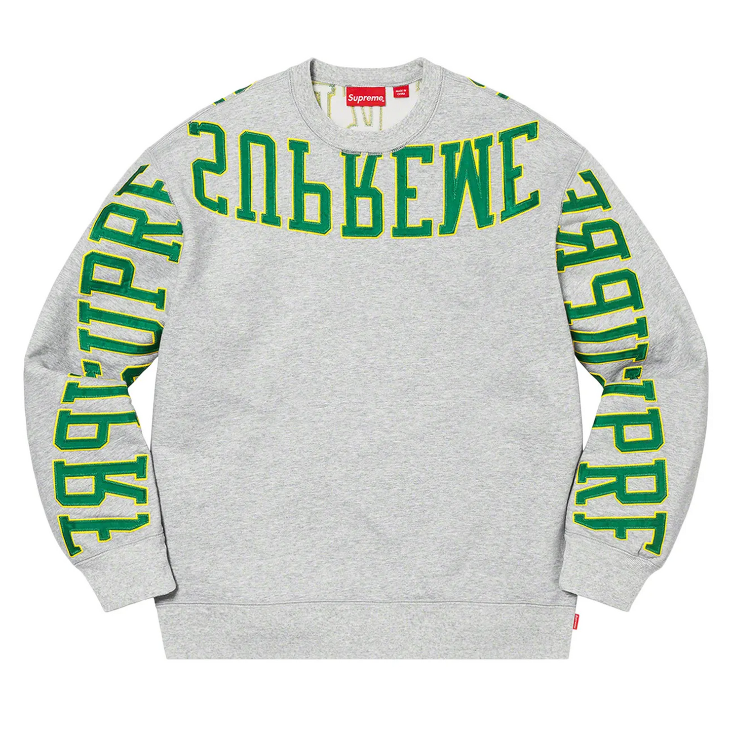 Supreme Multi Arc Crewneck Heather Grey [USED] - XXL (Used)