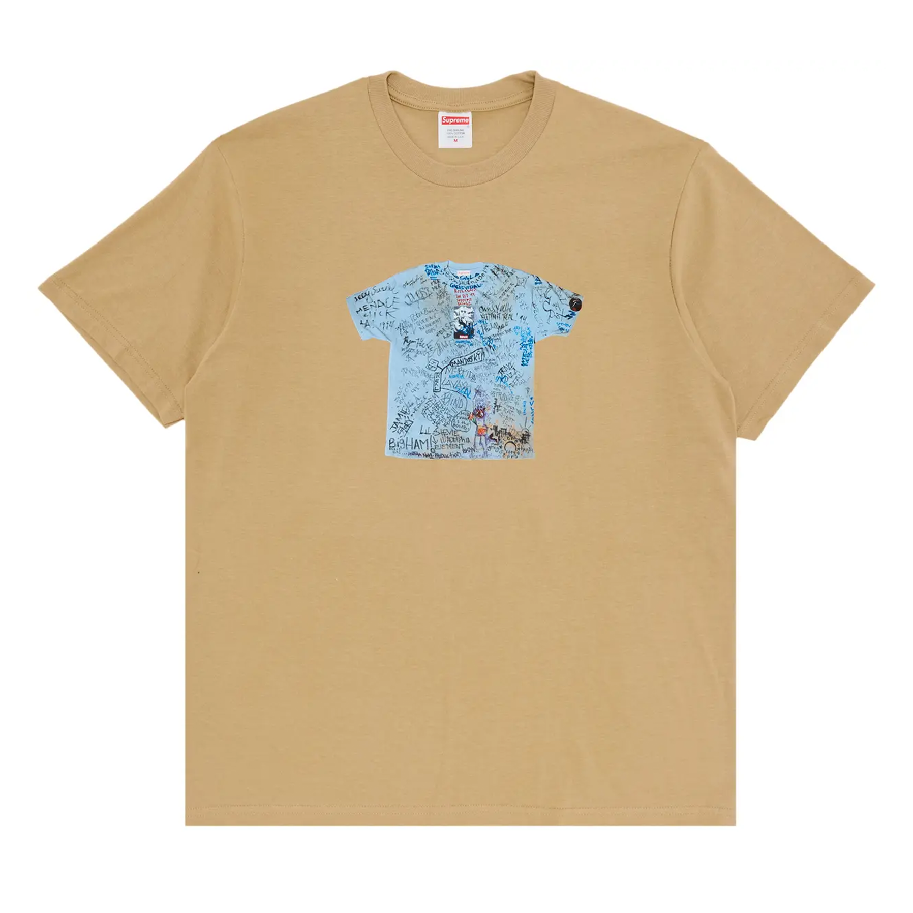 Supreme First Tee Khaki [USED] - M (Used) – DISTRICT ONE NY