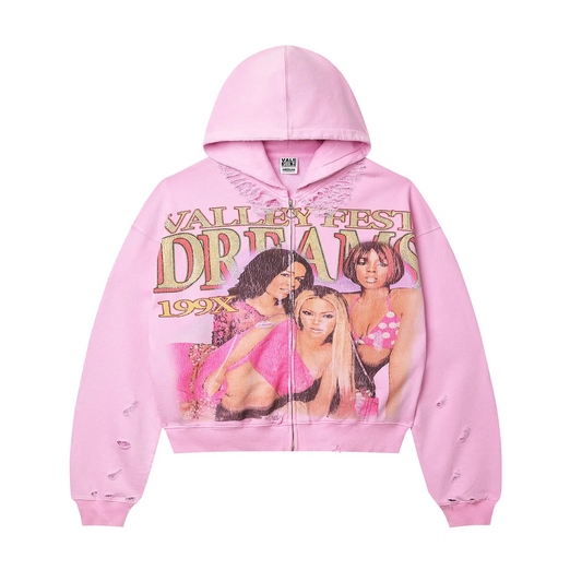 Vale Forever Dreams Zip Up Hoodie 'Pink' [USED] - XL (Used)
