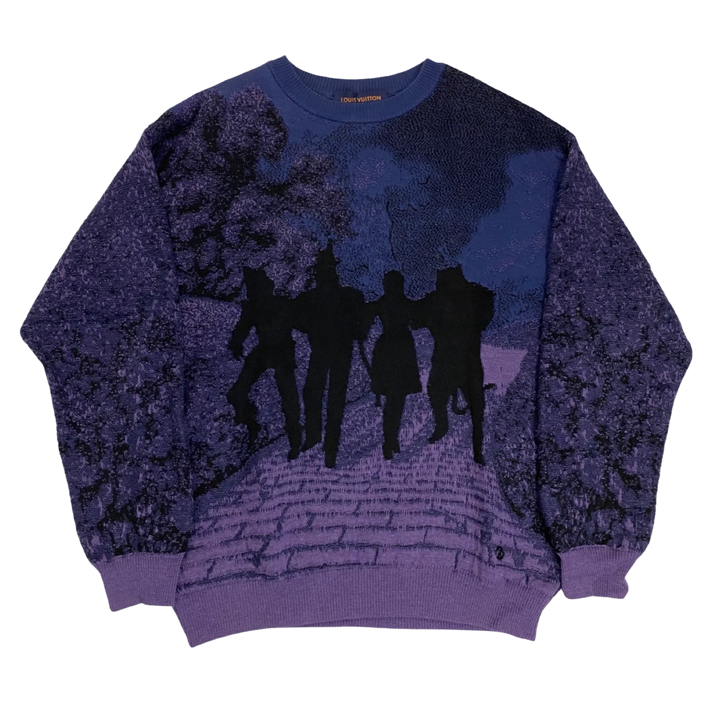 Louis Vuitton x Virgil Abloh Wizard Of Oz Brick Road Purple Crewneck [USED] - L (Used)