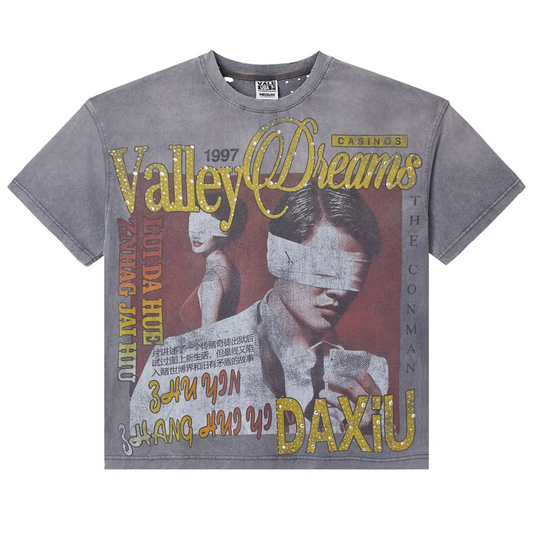 Vale Forever Charcoal Casino Tee 'Grey' [USED] - L (Used)