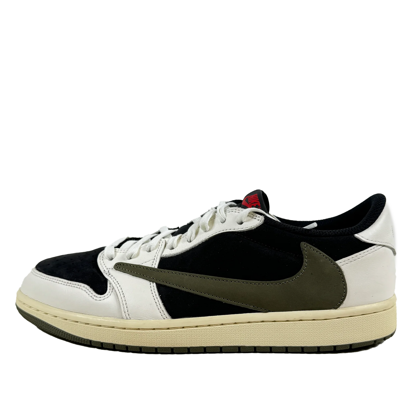 DZ4137 106 Jordan 1 Retro Low OG SP Travis Scott Olive (W) [USED] - 12.5 W (Used)