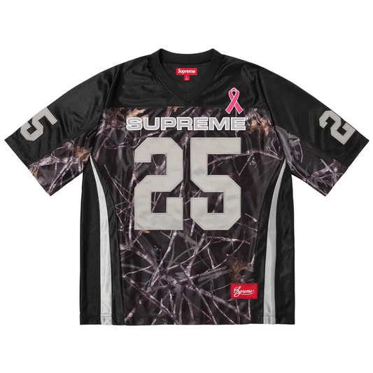 Supreme Breast Cancer Awareness Football Jersey Black