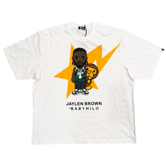 Bape Jaylen Brown Baby Milo Tee White