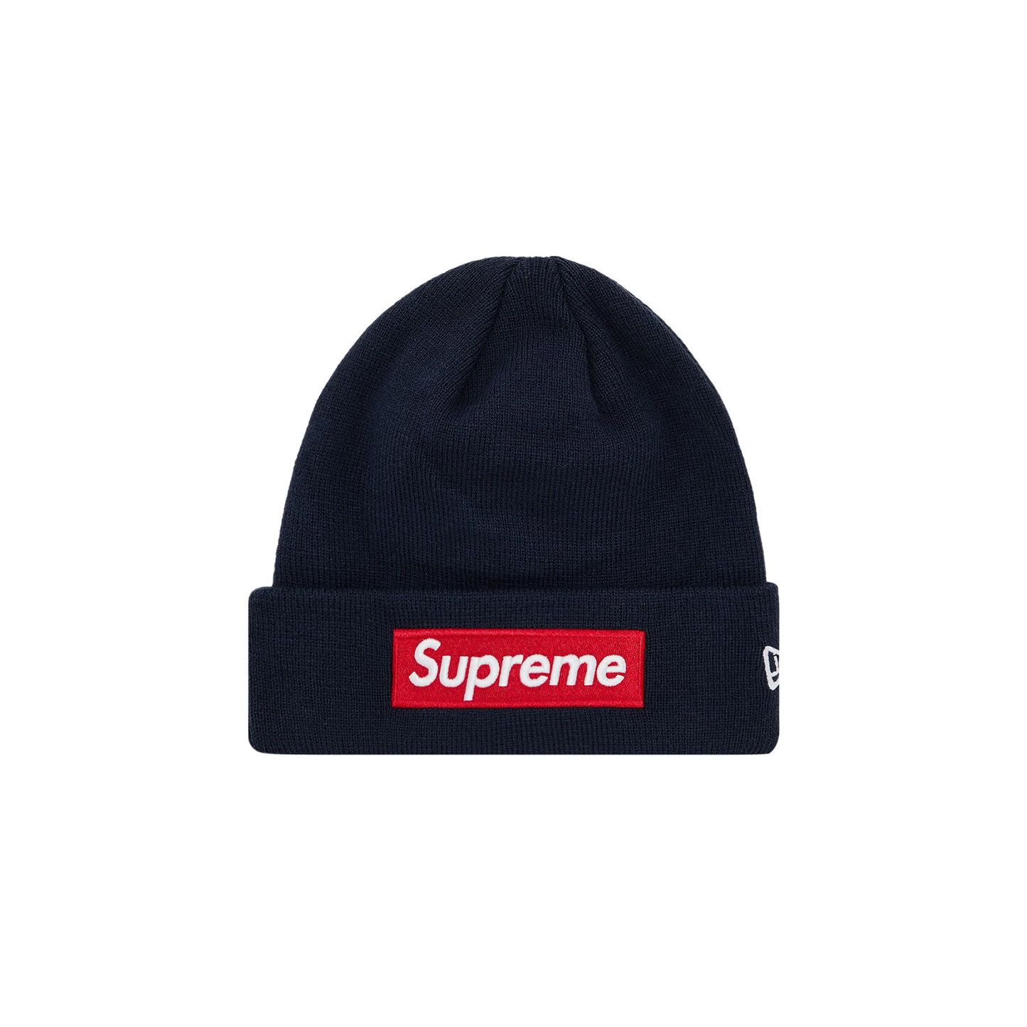 Supreme New Era Box Logo Beanie (FW24) Navy