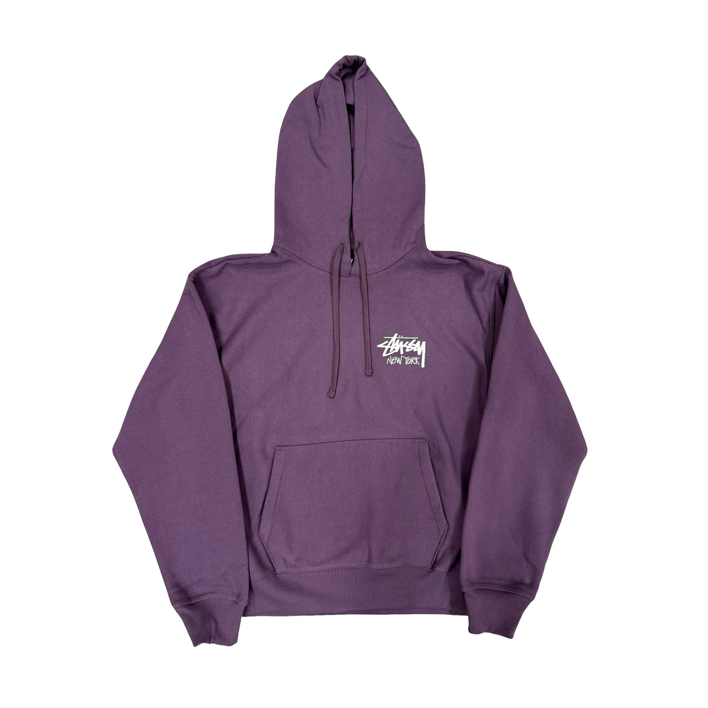 Stussy Stock New York Zip Hoodie Grape