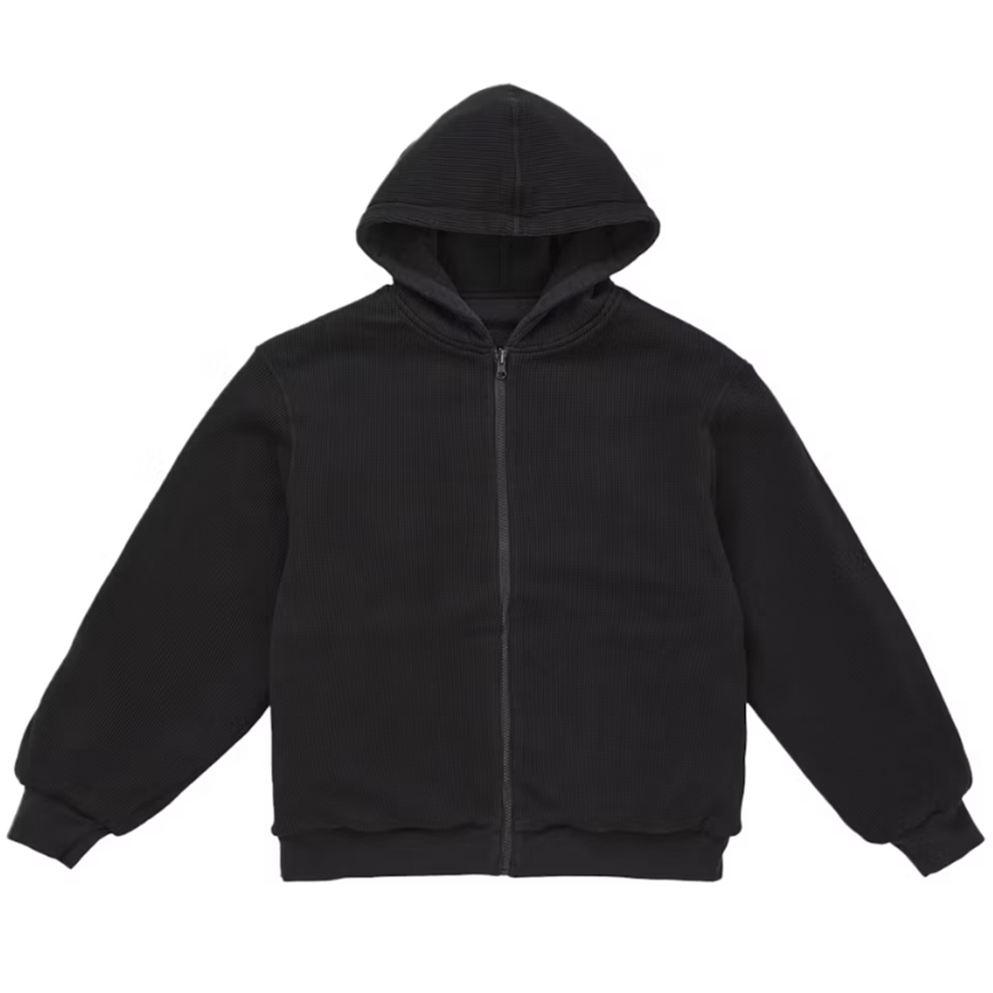 Supreme Reversible Work Zip Up Hooded Sweatshirt Black [USED] - L (Used)