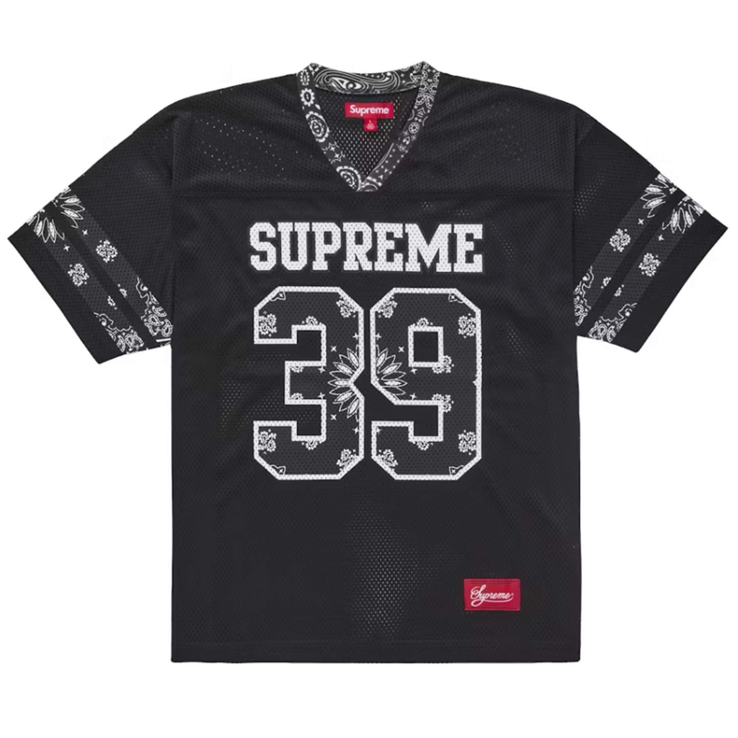 Supreme Bandana Football Jersey Black