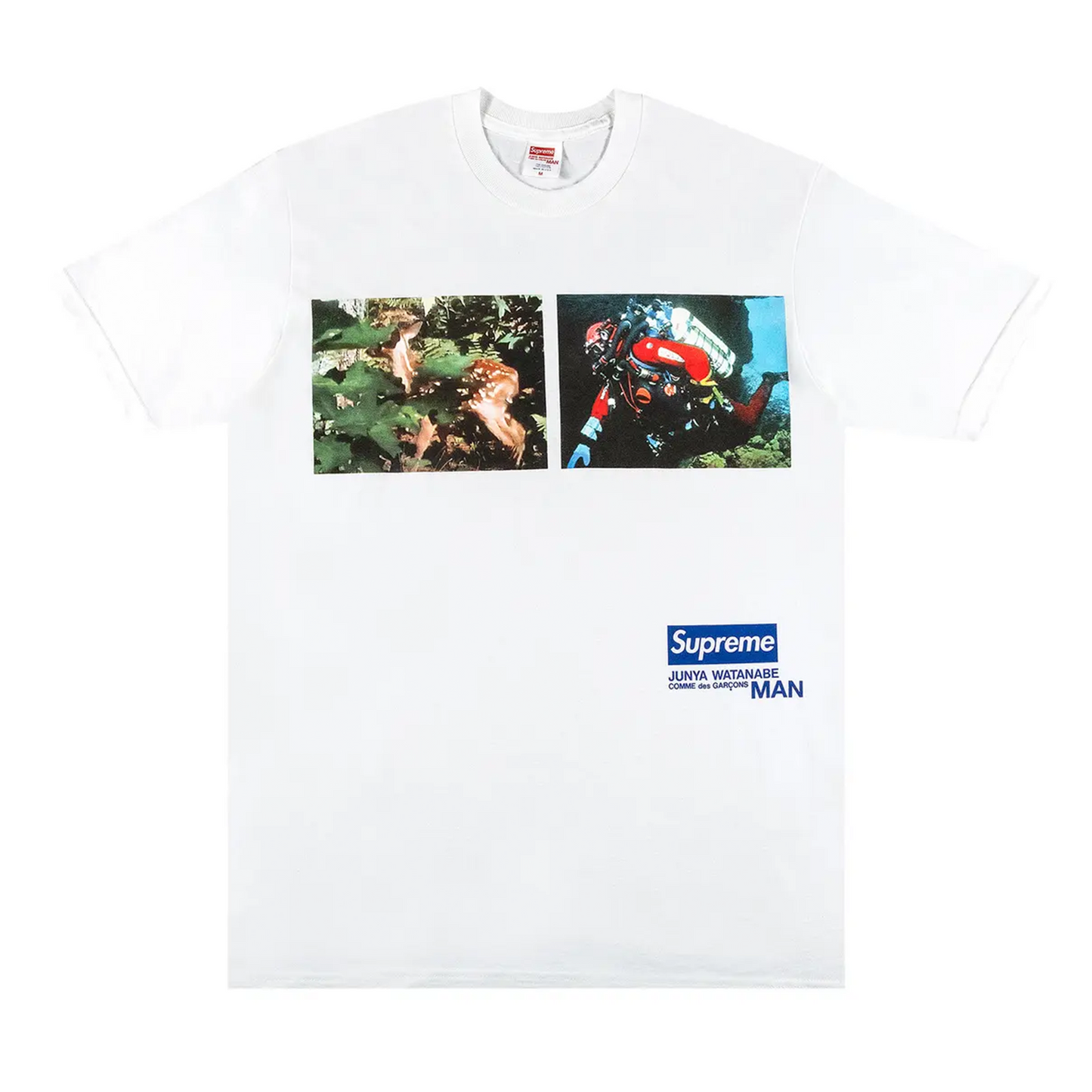 Supreme JUNYA WATANABE CDG MAN Nature Tee White [USED] - XL (Used)