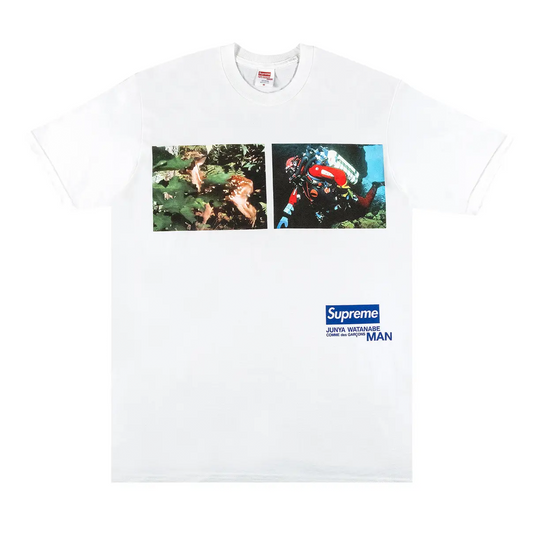 Supreme JUNYA WATANABE CDG MAN Nature Tee White [USED] - XL (Used)