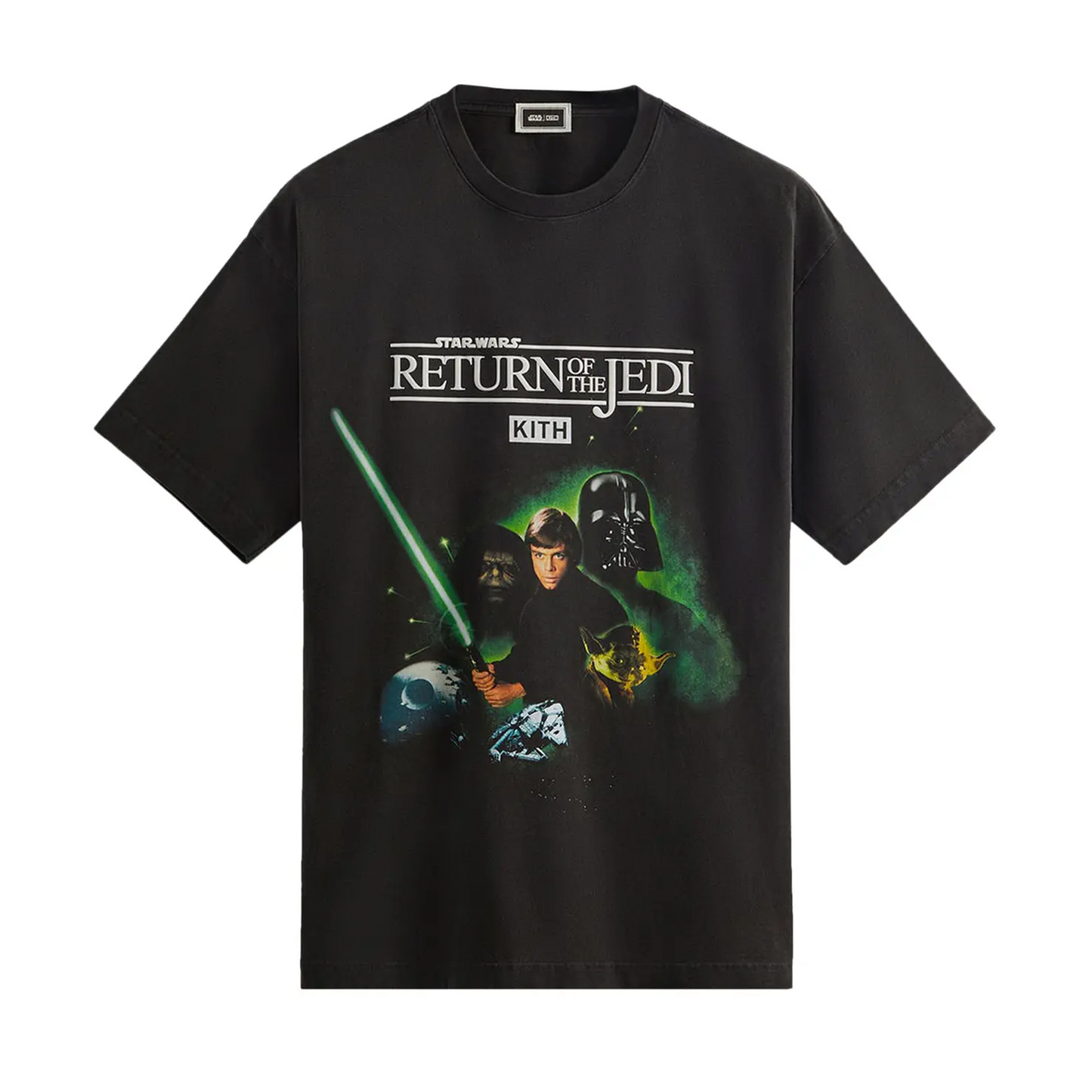 Kith x STAR WARS Luke Poster Vintage Tee Black