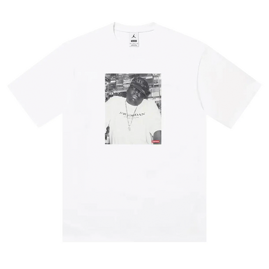 Supreme Jordan Biggie S/S Top White