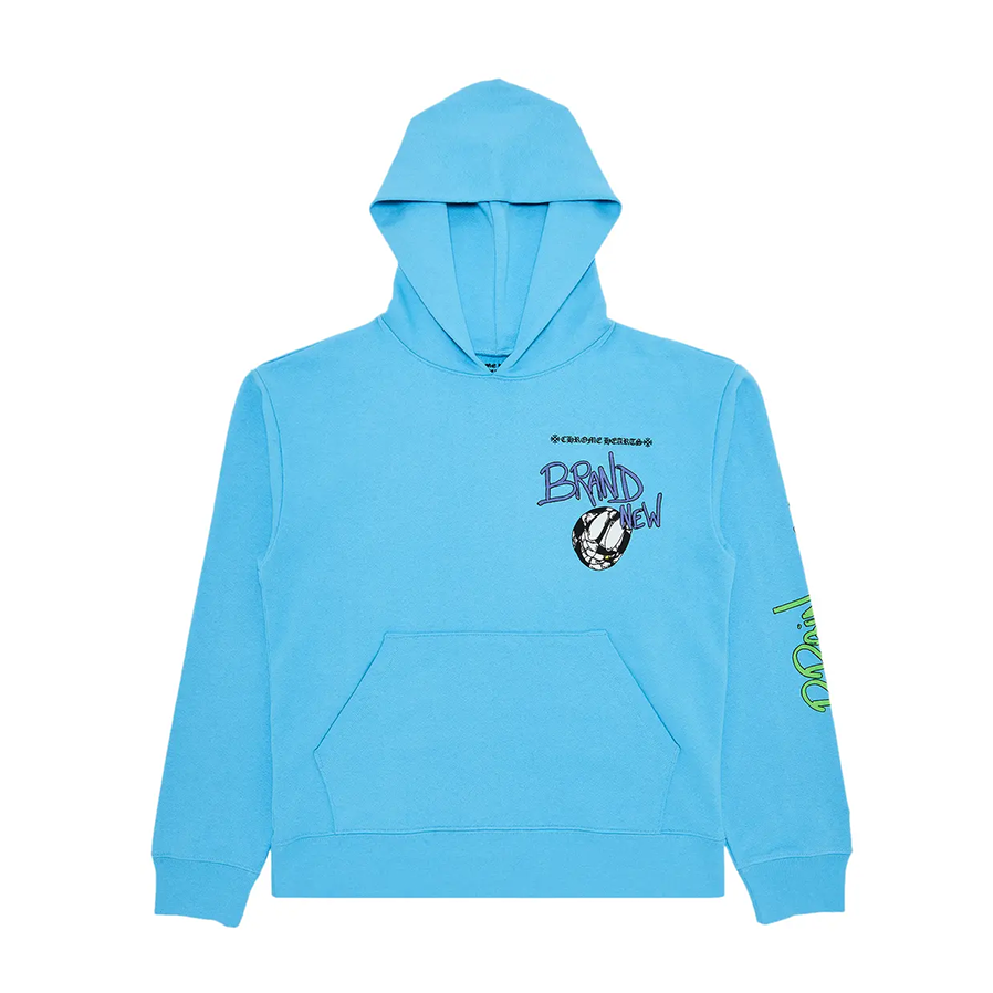 Chrome Hearts Matty Boy Brain Hoodie Blue