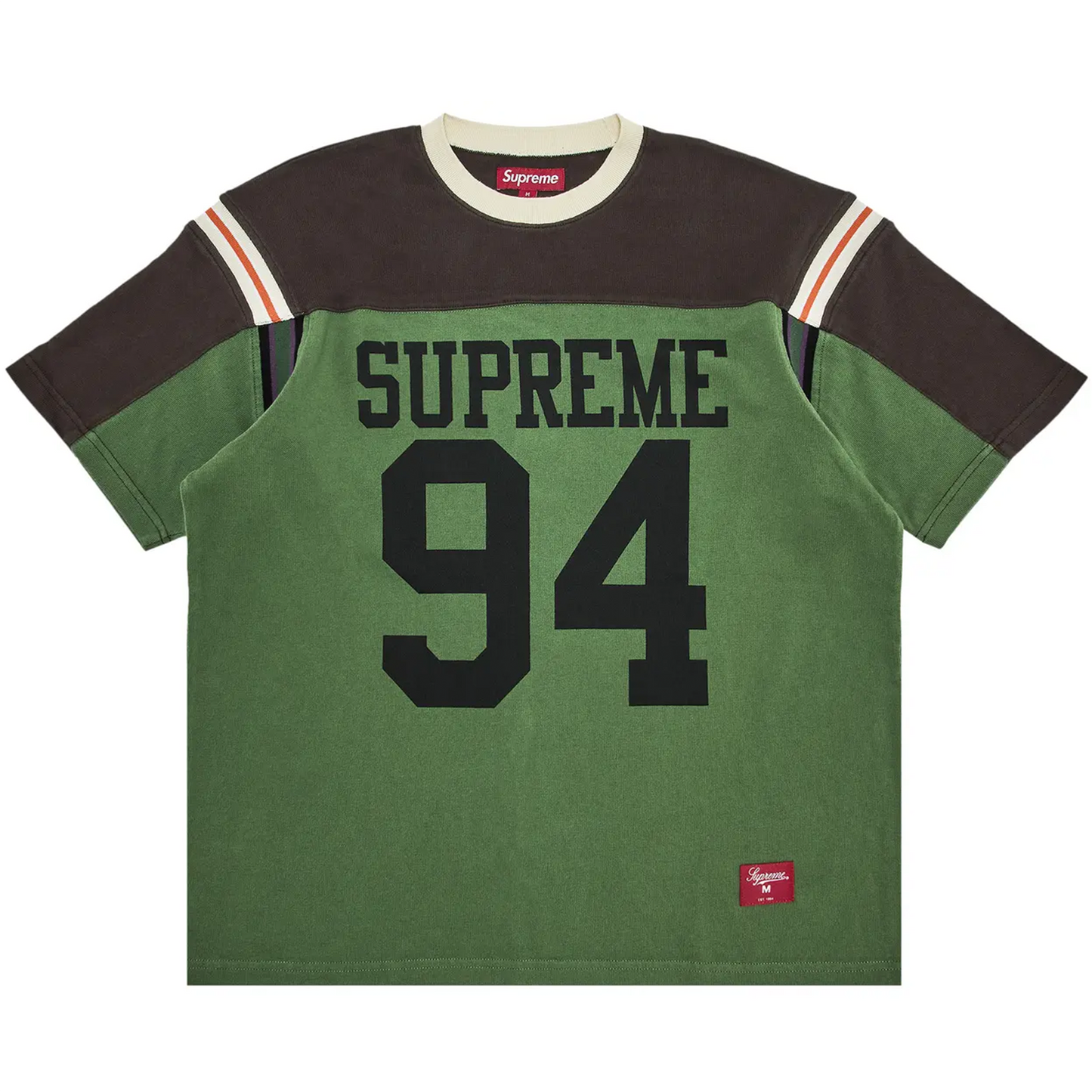 Supreme Split S/S Football Top Green