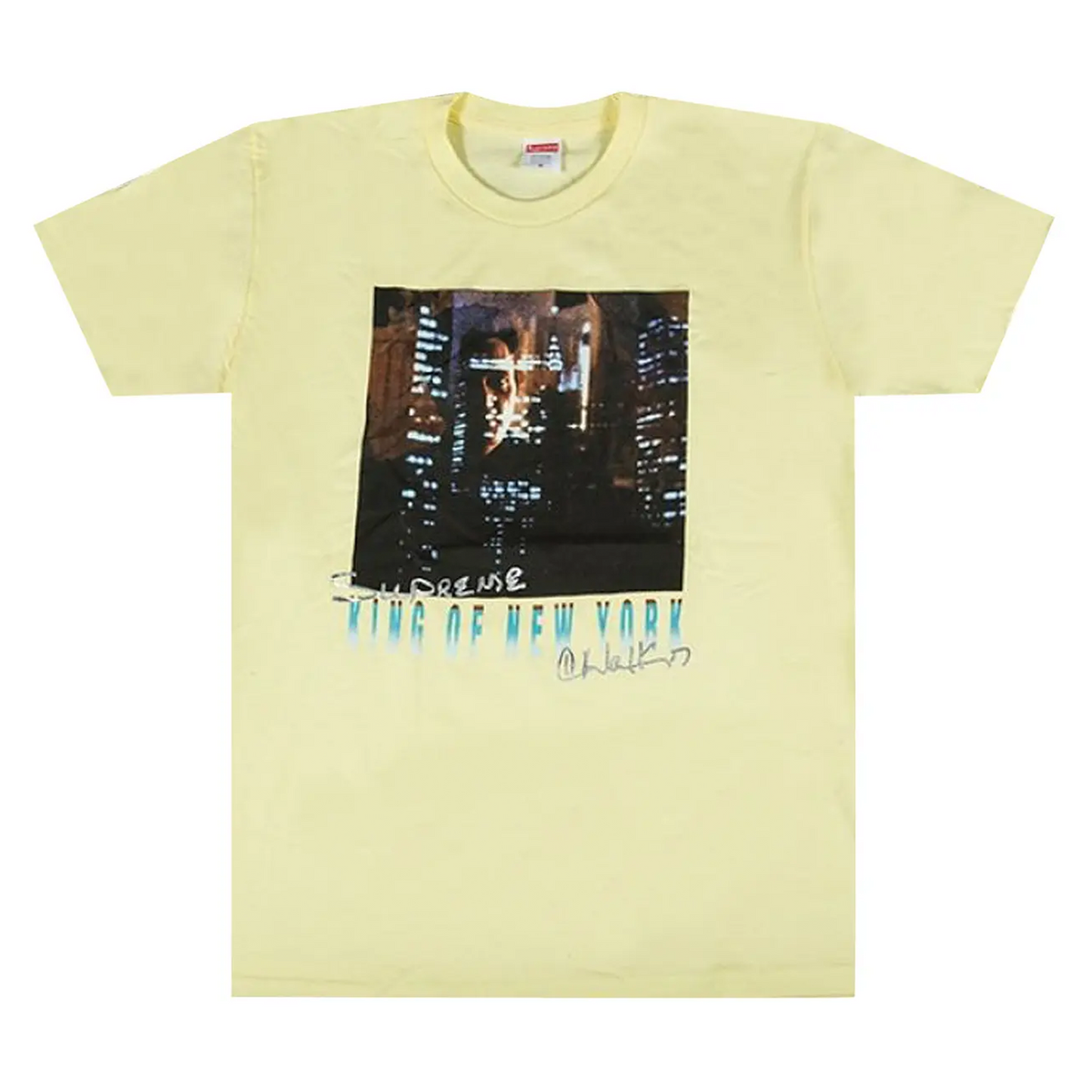 Supreme King of New York Tee Pale Yellow [USED] - XL (Used)