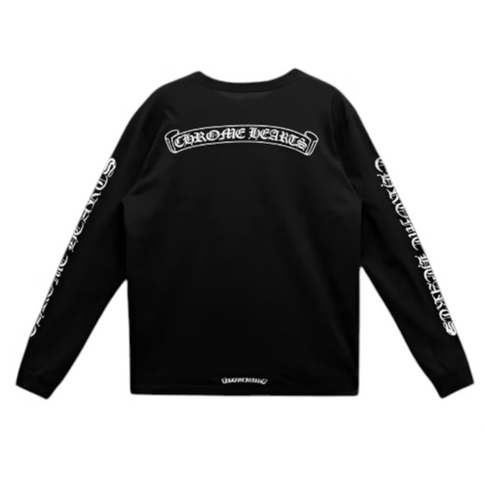 Chrome Hearts Scroll Logo L/S Pocket T-shirt