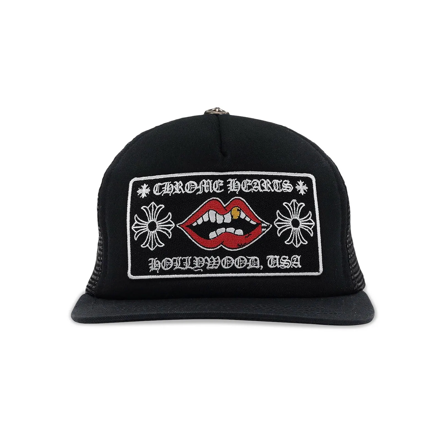 Chrome Hearts Chomper Hollywood Trucker Hat Black [USED]