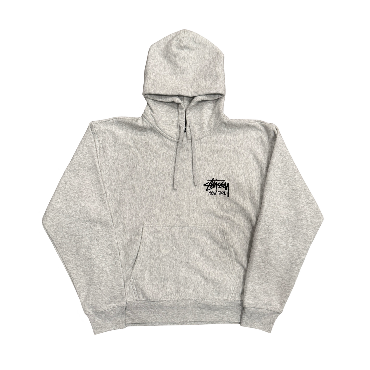 Stussy Stock New York Hoodie Grey