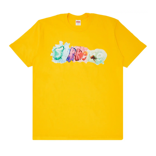 Supreme Watercolor Tee Yellow