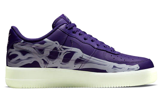 CU8067 500 Nike Air Force 1 Low '07 QS Esqueleto Púrpura Halloween (2021)