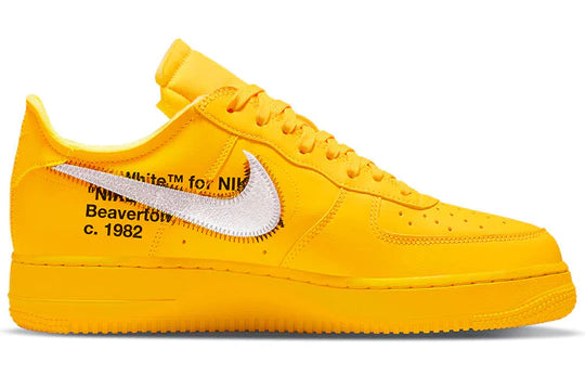 DD1876 700 Nike Air Force 1 Low OFF-WHITE Universidad Oro