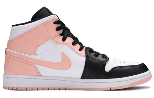 554724 133 Jordan 1 Mid Arctic Orange Black Toe