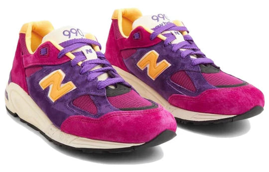 M990PY2 New Balance 990v2 MiUSA Teddy Santis Purple Yellow