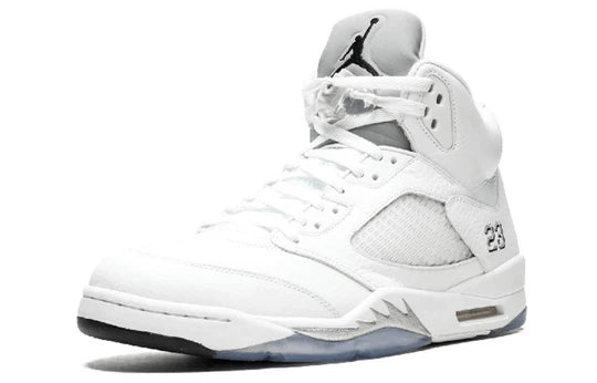 136027 130 Jordan 5 Retro Metallic White (2015)