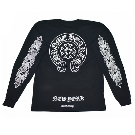 Chrome Hearts New York Exclusive L/S T-Shirt Pocket Tee Black