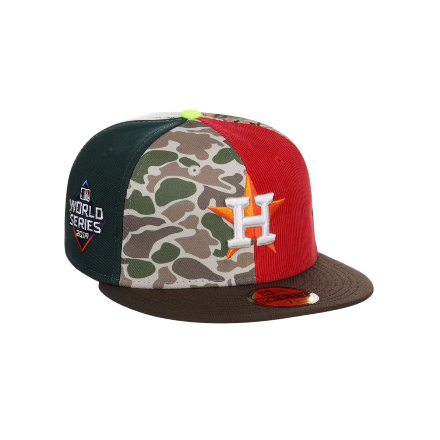New Era Houston Astros Chase B x MLB Maximal 59Fifty Fitted Cap Multi/Plaid/Pink