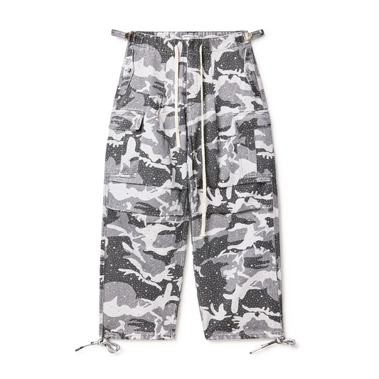 Vale Winter Crystal Camo Cargo Pants