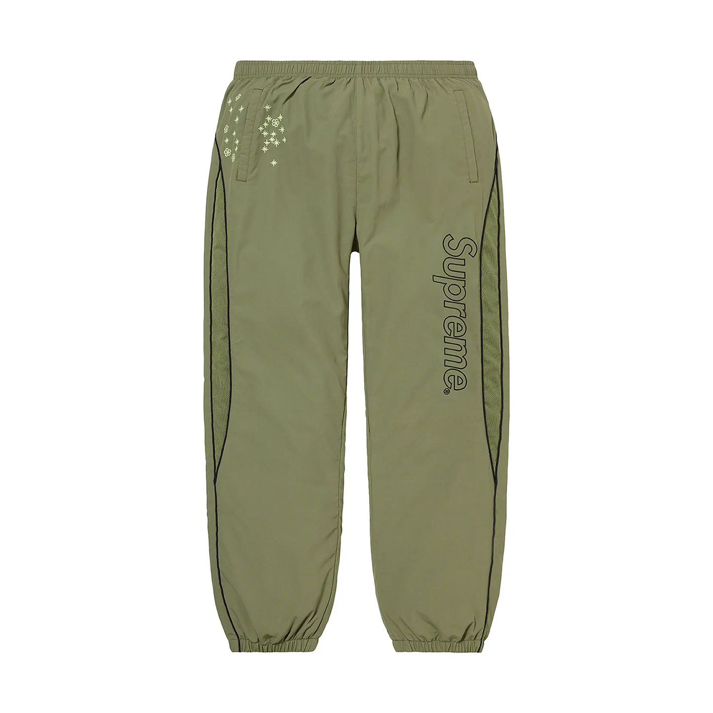 Supreme AOI Glow-In-The-Dark Track Pant 'Olive' [USED] - M (Used)