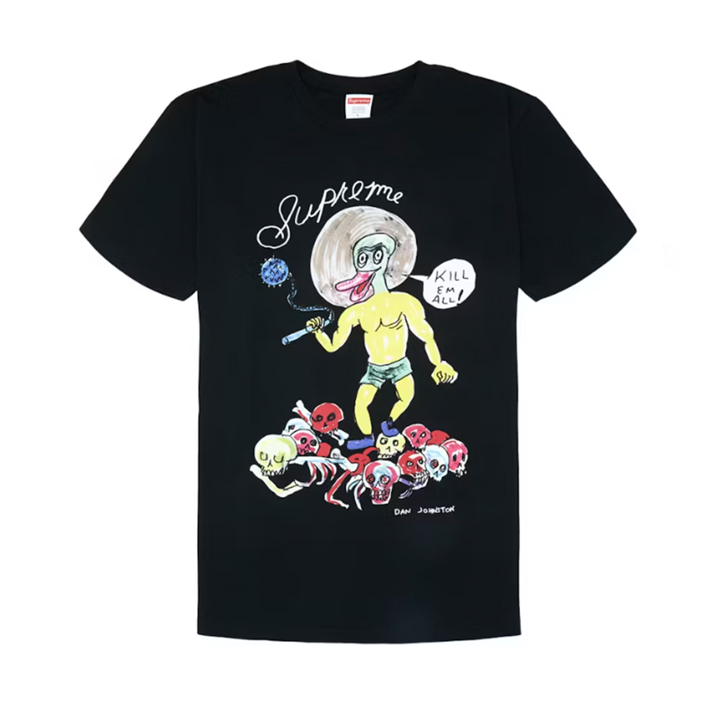 Supreme Daniel Johnston Kill Em All Tee Black [USED] - L (Used)