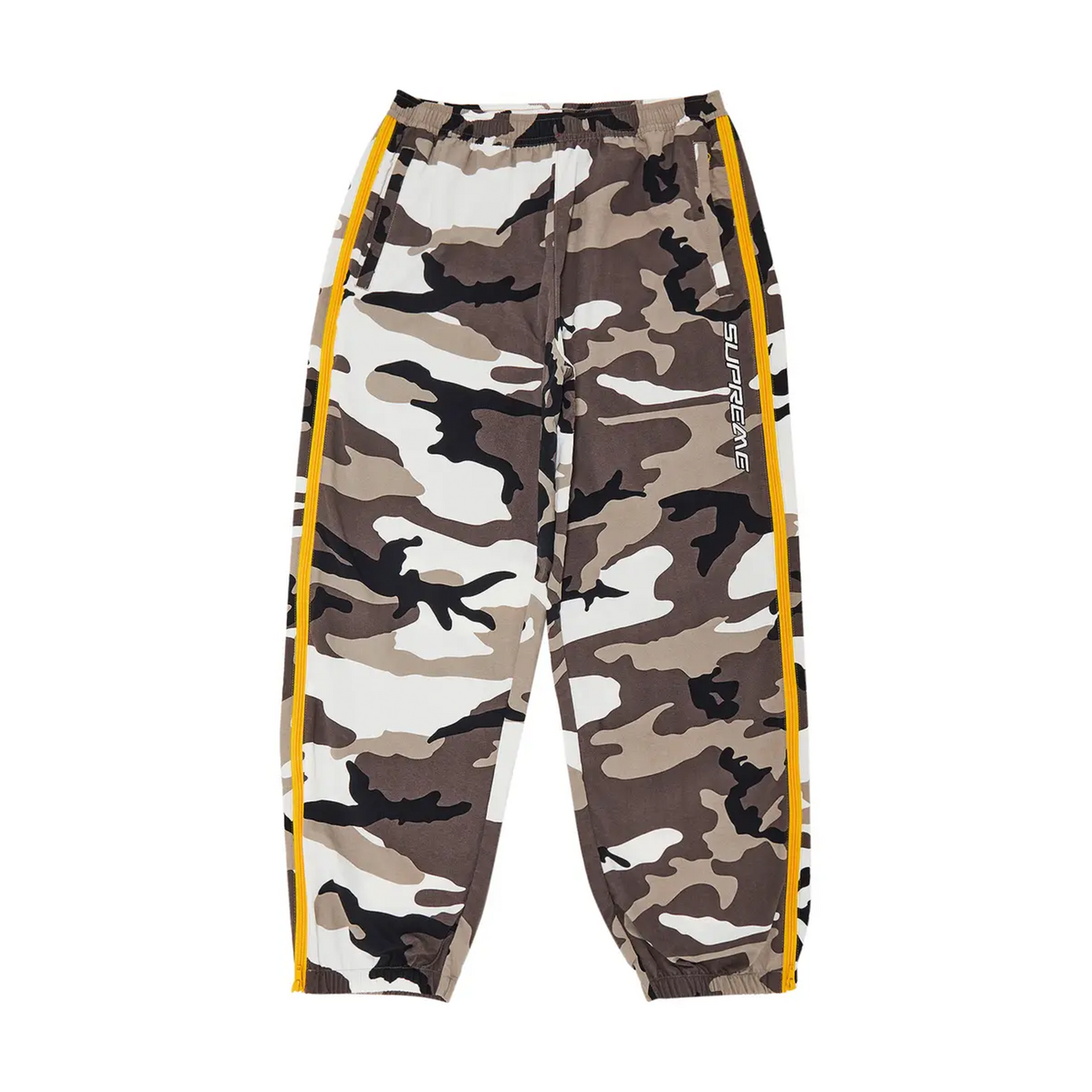 Supreme Contrast Zip Warm Up Pant Snow Camo [USED] - M (Used)