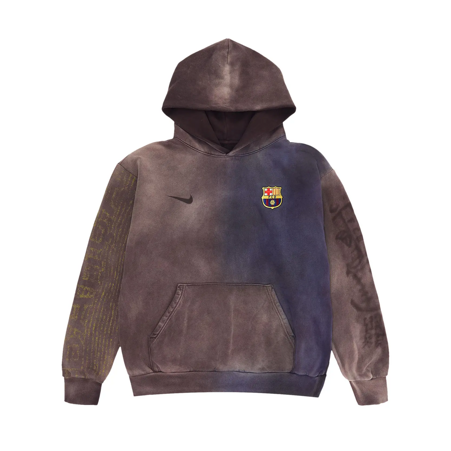Nike FC Barcelona x Cactus Jack Split-Dye Crest Hoodie 'Brown'